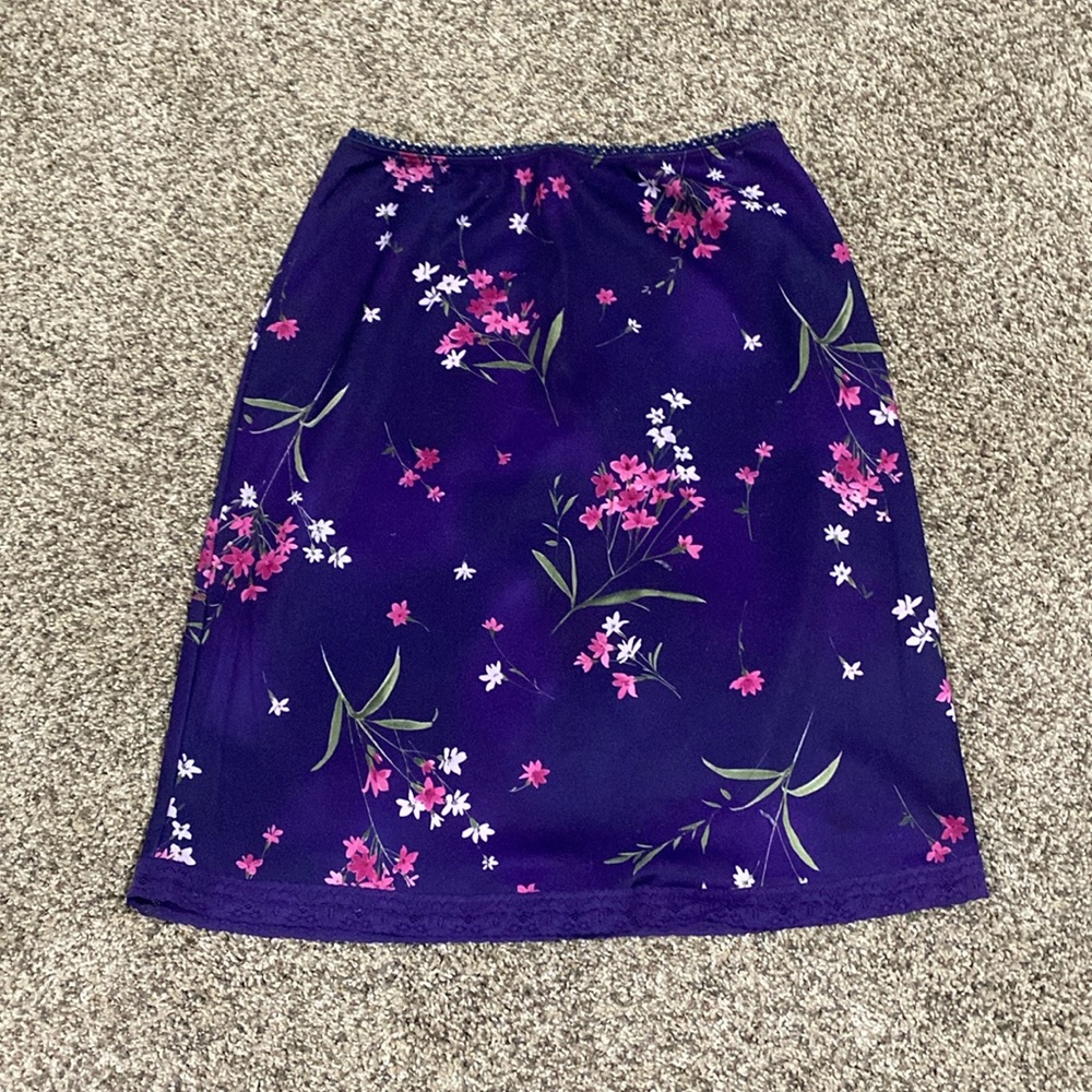 Puprole floral Y2K mini skirt